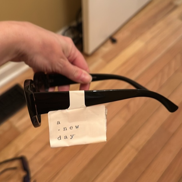 Women's Plastic Oval Sunglasses - A New Day™ Black - Picture 2 of 8